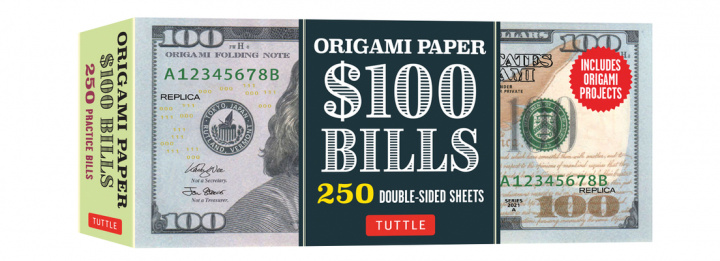 Calendar / Agendă Origami Paper: One Hundred Dollar Bills 