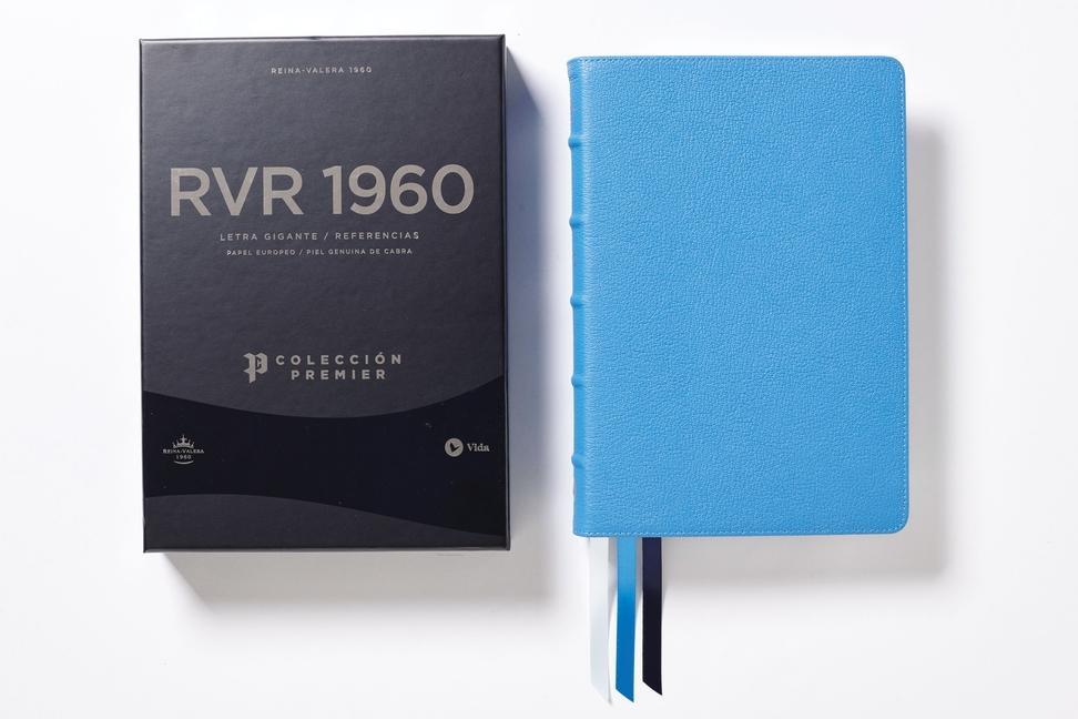 Kniha Reina Valera 1960 Biblia Letra Gigante, Colección Premier, Azul, Interior a DOS Colores: Edición Limitada Rvr 1960- Reina Valera 1960