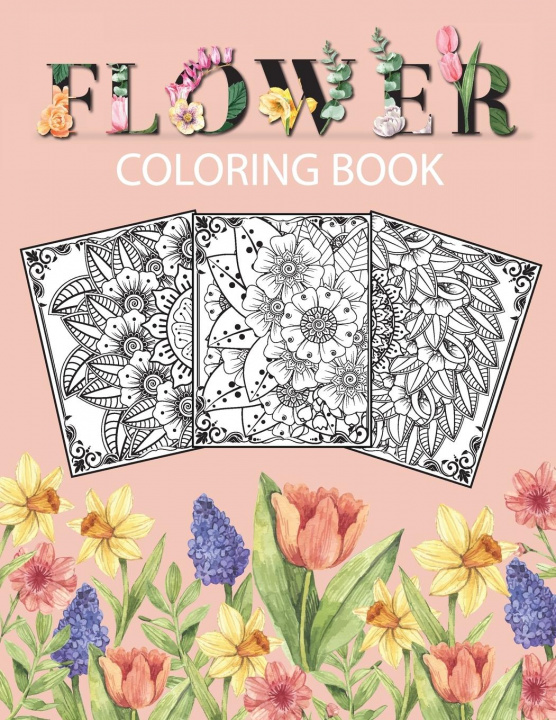 Knjiga Flower Coloring Book Bucur Kids