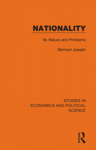 Knjiga Nationality Bernard Joseph