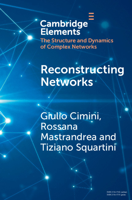 Knjiga Reconstructing Networks Giulio Cimini