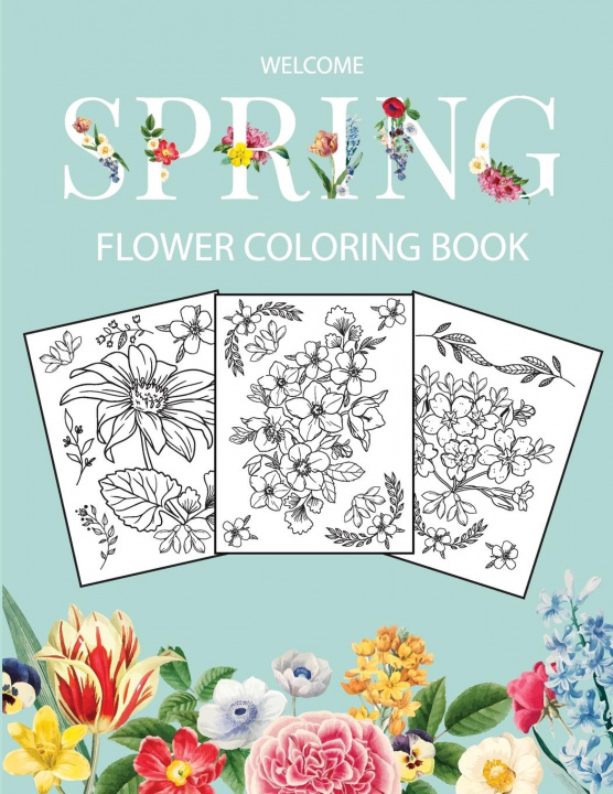 Knjiga Flower Coloring Book Bucur House