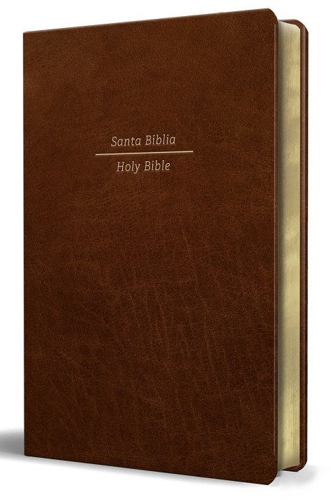 Kniha Biblia Bilingüe Reina Valera 1960/ESV Tama?o Grande Piel Marrón / Bilingual Bibl E Rvr 1960/English Standard Large Size Large Print Leather English Standard Version