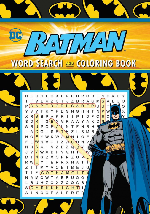 Carte Batman: Word Search & Coloring Book 