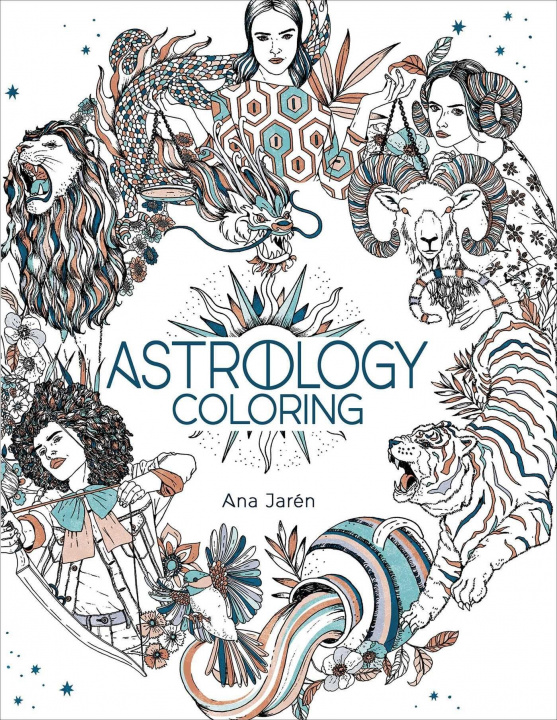 Book Astrology Coloring Ana Jarén