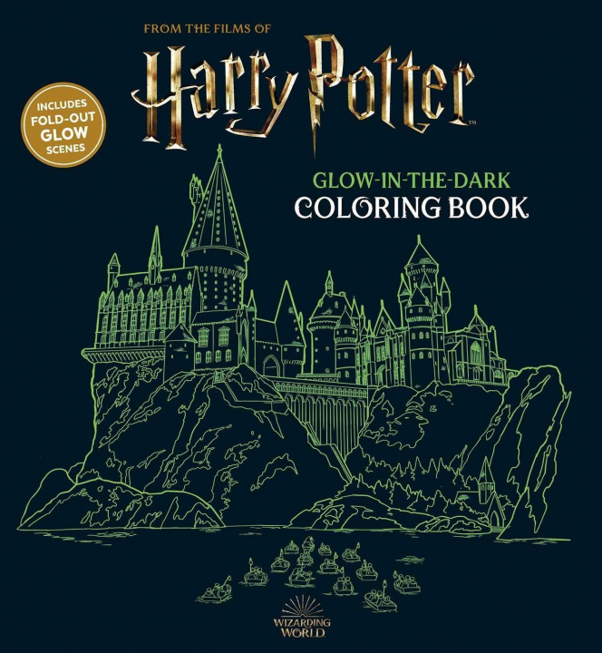Carte Harry Potter Glow in the Dark Coloring Book 