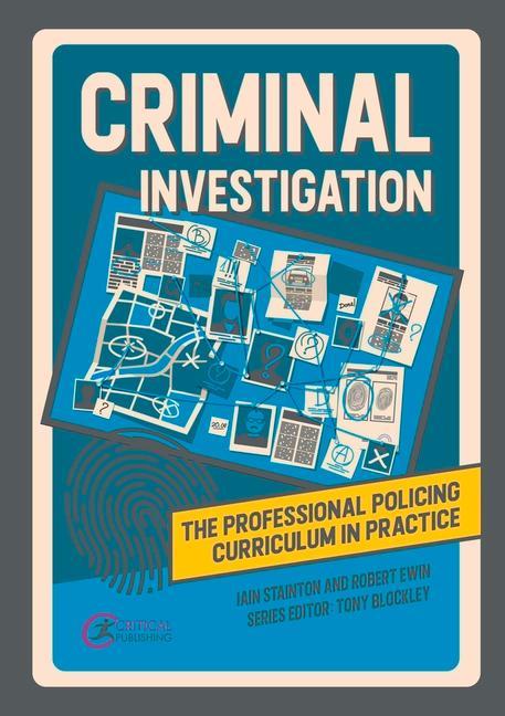 Kniha Criminal Investigation Iain Stainton