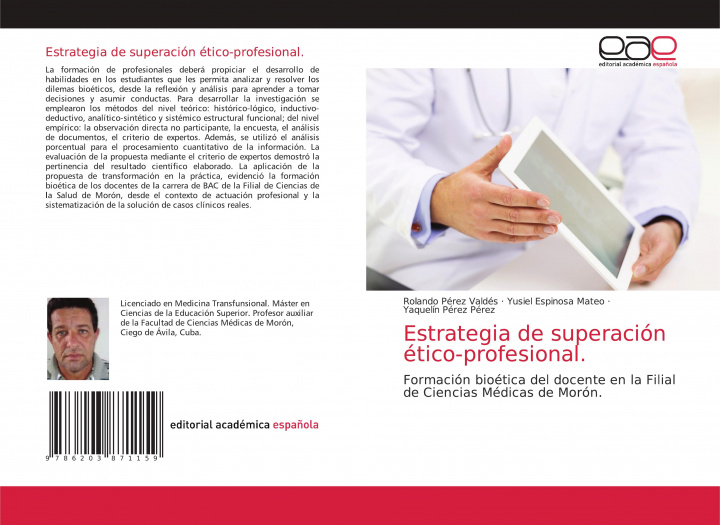 Kniha Estrategia de superacion etico-profesional. Yusiel Espinosa Mateo