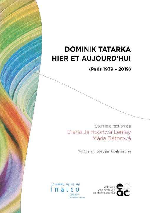 Kniha Dominik Tatarka hier et aujourd'hui Jamborova Lemay