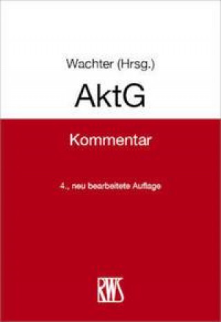 Knjiga AktG Thomas Wachter