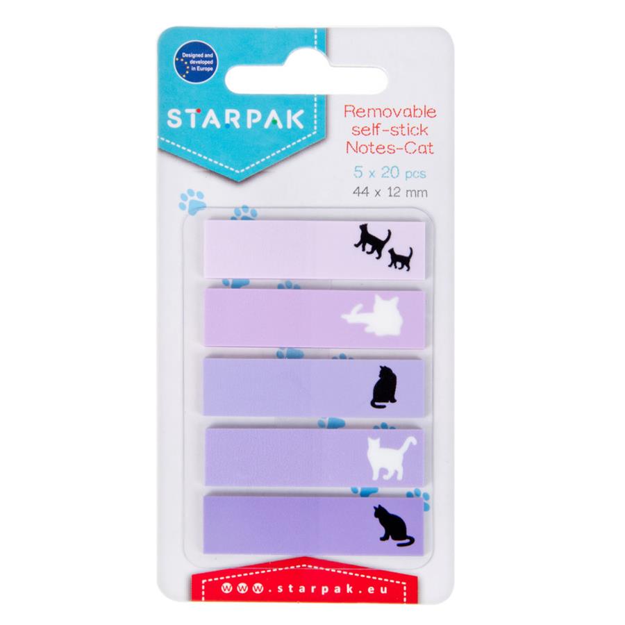 Carte Zakładka indeksująca Starpak 44x12mm 5x20K kot 
