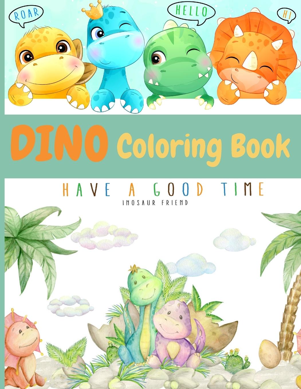 Knjiga Dino Coloring Book Lora Dorny