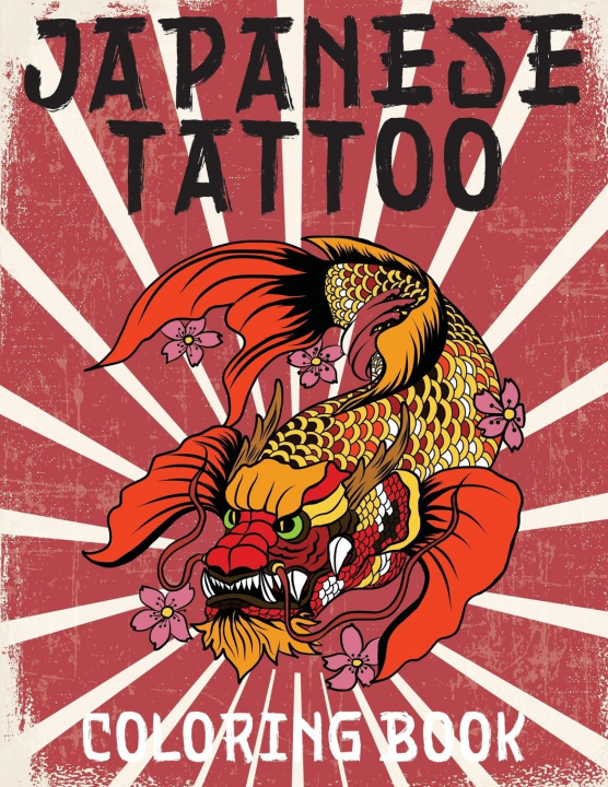 Carte Japanese Tattoo Coloring Book 