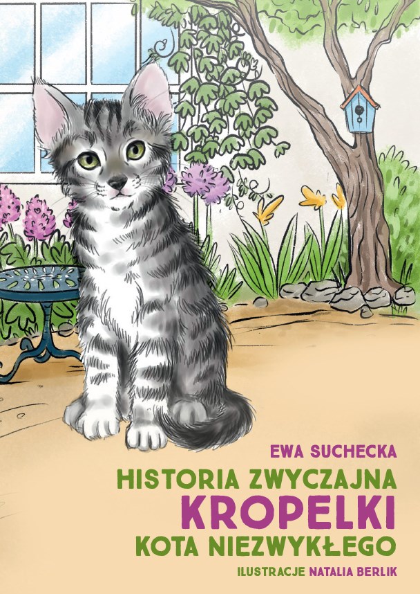 Kniha Historia zwyczajna Kropelki kota niezwykłego Ewa Suchecka