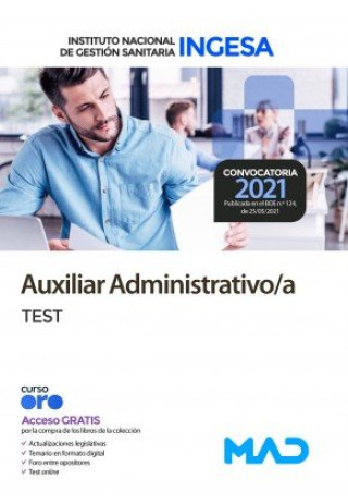 Knjiga AUXILIAR ADMINISTRATIVO INGESA TEST 