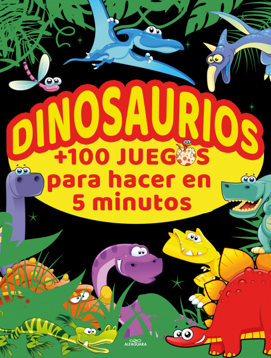 Boek DINOSAURIOS +100 JUEGOS PARA HACER EN 5 MINUTOS 