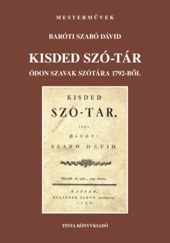 Knjiga Kisded szó-tár Barótiszabó Dávid