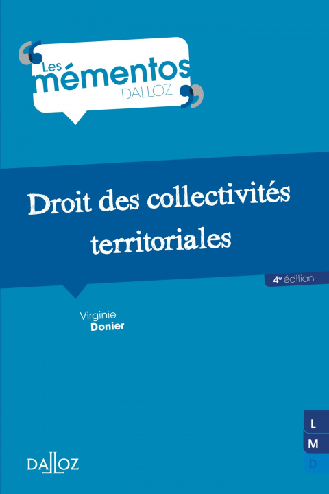 Книга Droit des collectivités territoriales. 4e éd. Virginie Donier