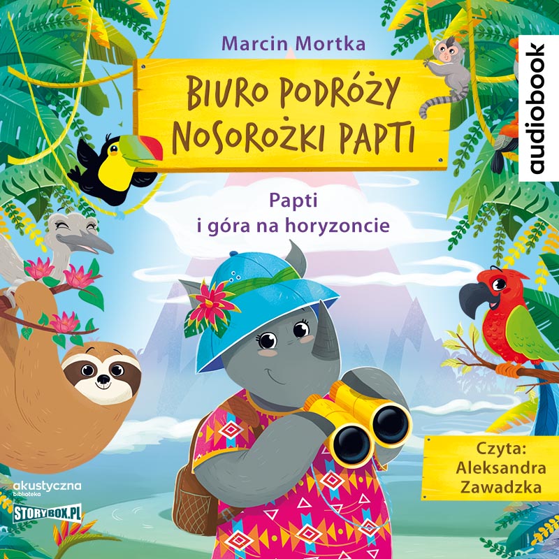 Könyv CD MP3 Biuro podróży nosorożki Papti. Papti i góra na horyzoncie Marcin Mortka