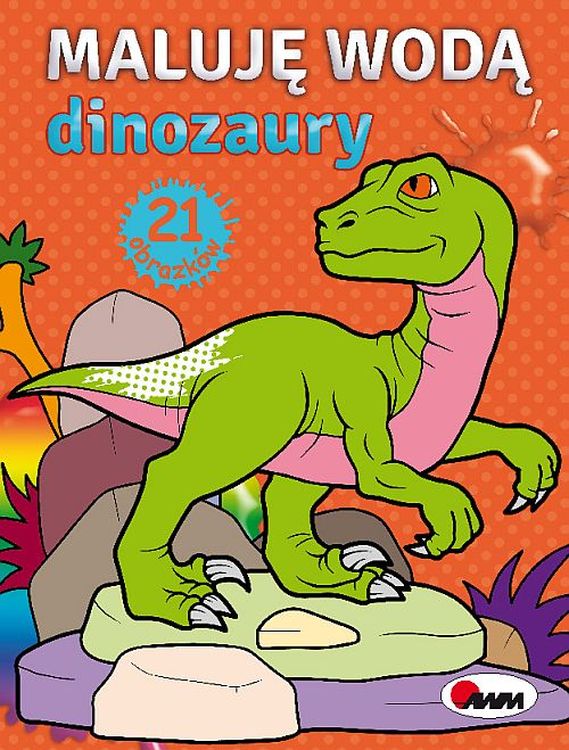 Książka Dinozaury. Maluję wodą Piotr Kozera