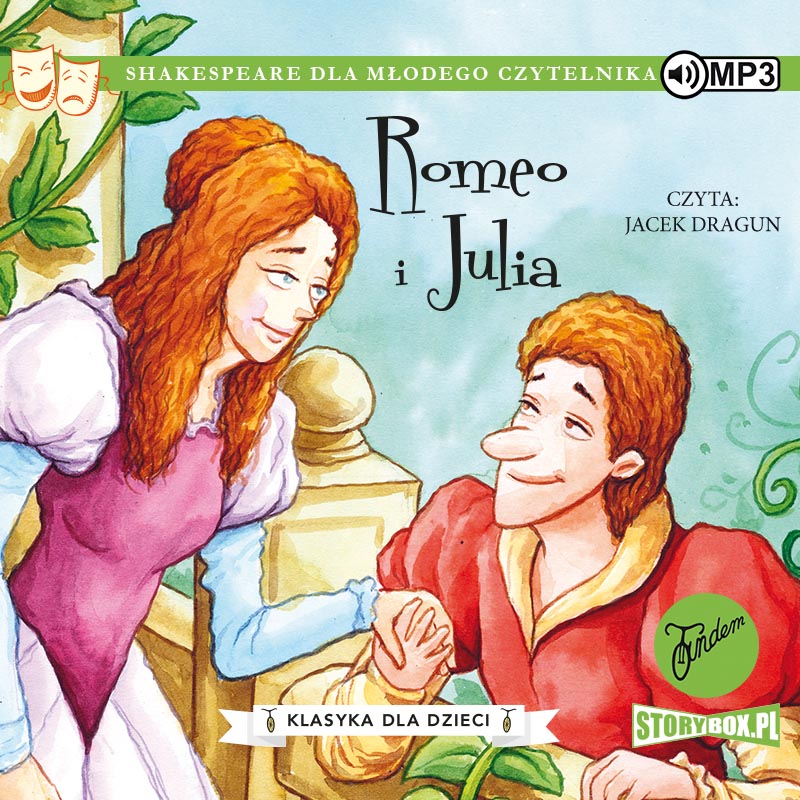Kniha CD MP3 Romeo i Julia. Klasyka dla dzieci. William Szekspir William Szekspir
