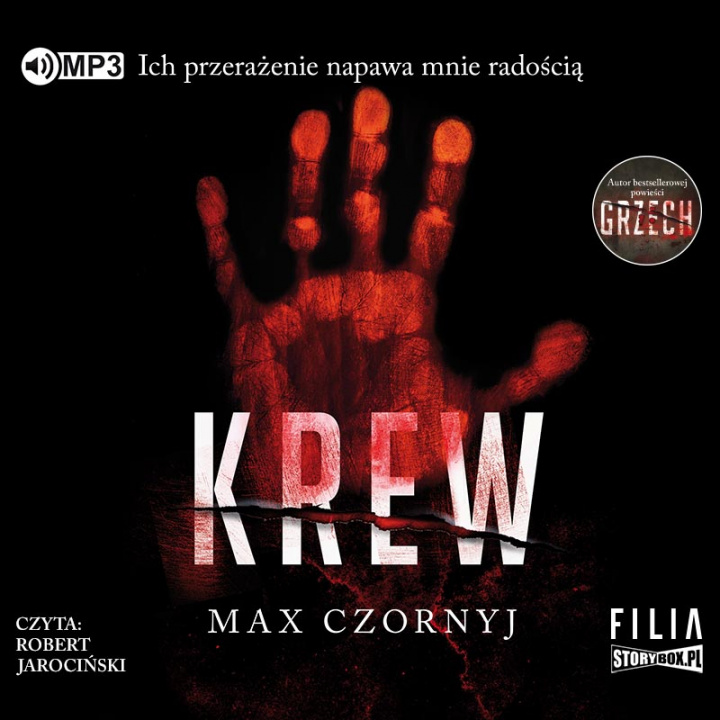 Carte CD MP3 Krew Max Czornyj