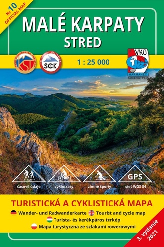 Nyomtatványok TM 10 - Malé Karpaty - Stred 1:25 000 