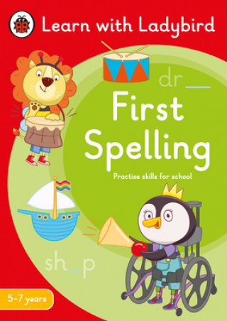 Könyv First Spelling: A Learn with Ladybird Activity Book 5-7 years LADYBIRD