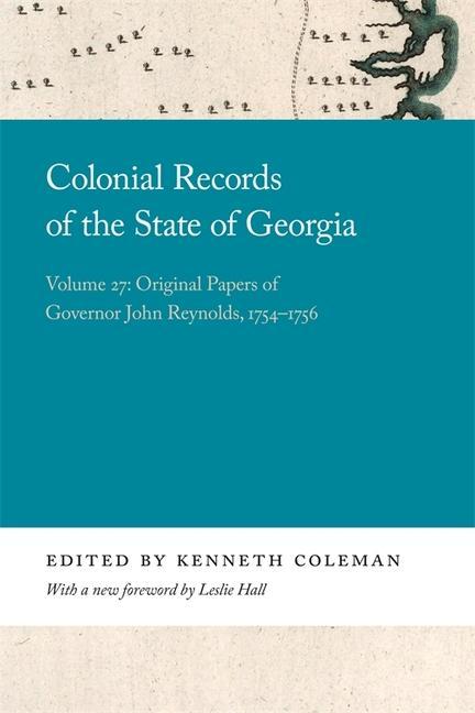 Knjiga Colonial Records of the State of Georgia 