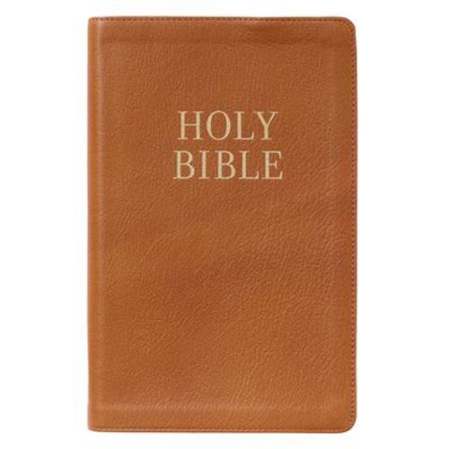 Buch KJV Giant Print Bible Two-Tone Butterscotch Full Grain Leather 