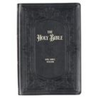 Könyv KJV Holy Bible, Giant Print Full-Size Faux Leather Red Letter Edition - Thumb Index & Ribbon Marker, King James Version, Espresso 