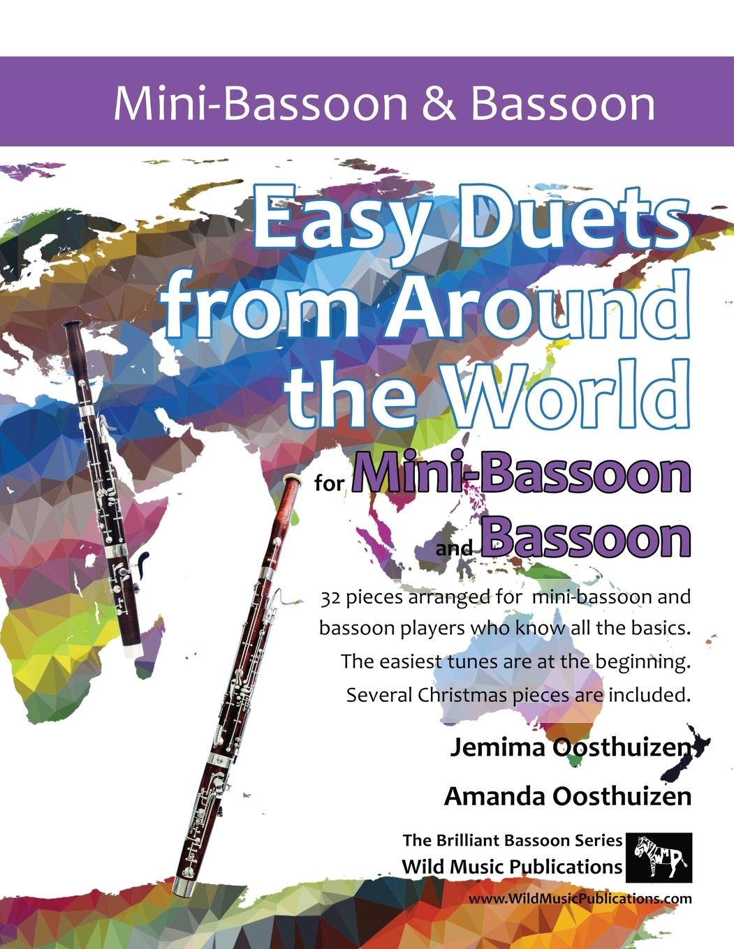 Książka Easy Duets from Around the World for Mini-Bassoon and Bassoon Amanda Oosthuizen