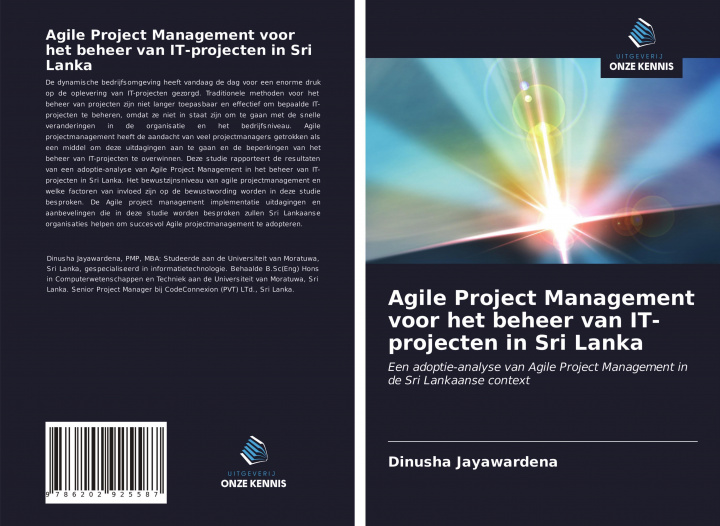 Knjiga Agile Project Management voor het beheer van IT-projecten in Sri Lanka Dinusha Jayawardena