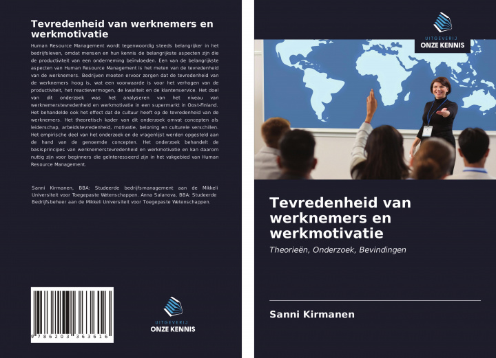 Książka Tevredenheid van werknemers en werkmotivatie Sanni Kirmanen