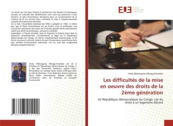 Kniha Les difficultes de la mise en oeuvre des droits de la 2eme generation 