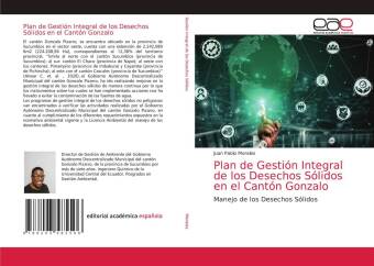 Carte Plan de Gestion Integral de los Desechos Solidos en el Canton Gonzalo 