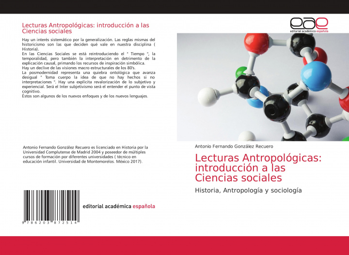 Boek Lecturas Antropologicas Antonio Fernando González Recuero