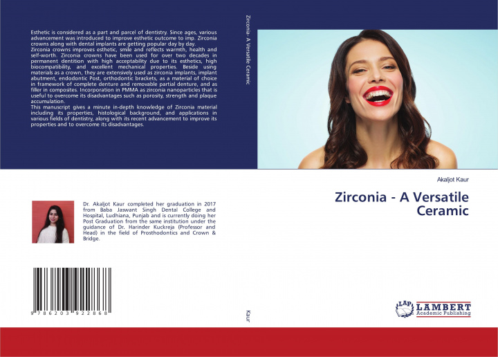 Knjiga Zirconia - A Versatile Ceramic Akaljot Kaur