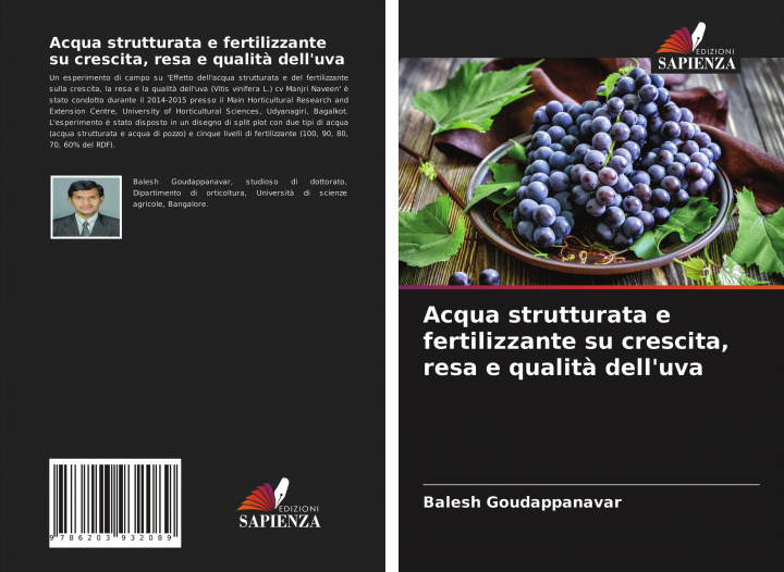 Carte Acqua strutturata e fertilizzante su crescita, resa e qualit? dell'uva 