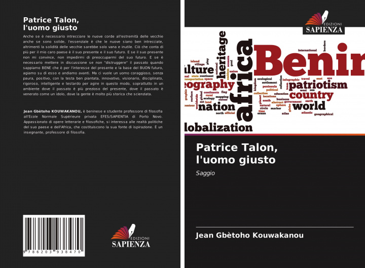 Book Patrice Talon, l'uomo giusto Jean Gbètoho Kouwakanou