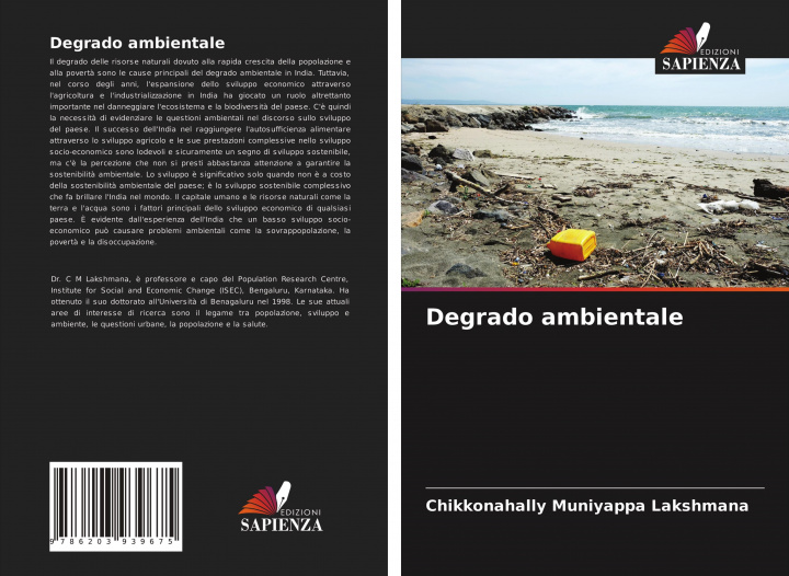 Book Degrado ambientale Chikkonahally Muniyappa Lakshmana
