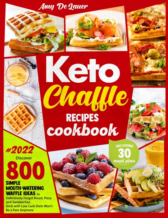 Boek Keto Chaffle Recipes Cookbook Amy Delauer