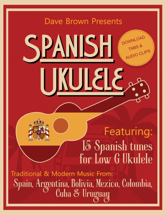 Boek Spanish Ukulele Brown Dave Brown