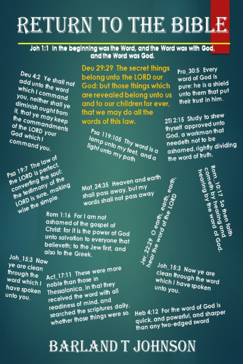 Knjiga Return to the Bible JOHNSON BARLAND T JOHNSON