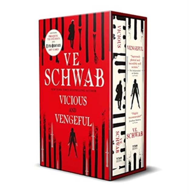 Carte Vicious/Vengeful slipcase V. E. Schwab