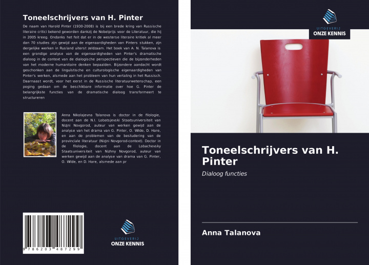 Kniha Toneelschrijvers van H. Pinter Anna Talanova