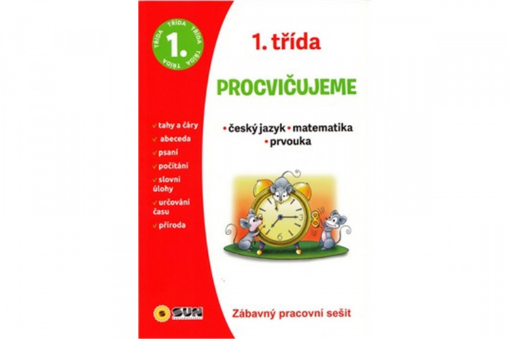 Kniha 1.třída Procvičujeme český jazyk, matematika, prvouka 
