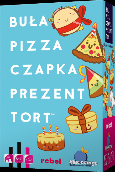 Kniha Gra Buła, Pizza, Czapka, Prezent, Tort 