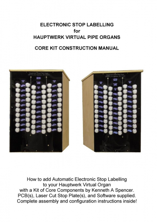 Carte Electronic Labelling for Hauptwerk Organs 
