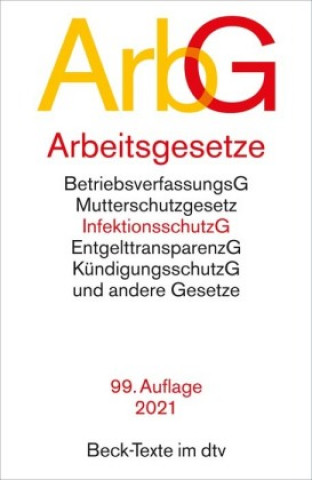 Kniha Arbeitsgesetze ArbG 